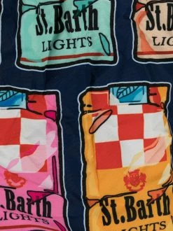 MC2 Saint Barth Badeshorts Mit Muschel-Print SB TOBACCO -MC2 Saint Barth Geschäft 16392044 32062439 600