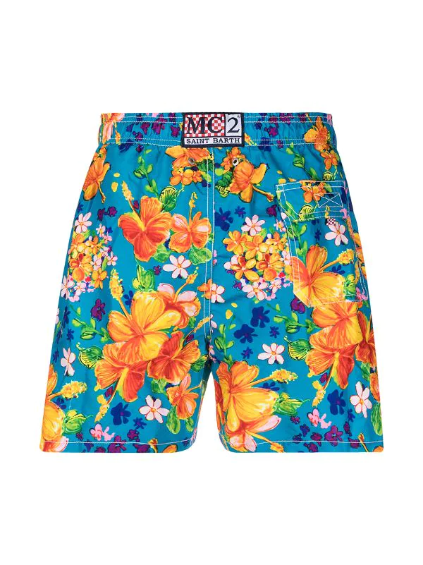 MC2 Saint Barth Badeshorts Mit Blumen-Print Herren 4 MC2 Saint Barth Badeshorts Mit Blumen-Print Herren – Bild 2