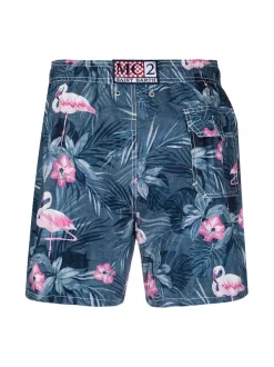 MC2 Saint Barth Badeshorts Mit Flamingo-Print Herren -MC2 Saint Barth Geschäft 16410668 31649815 600