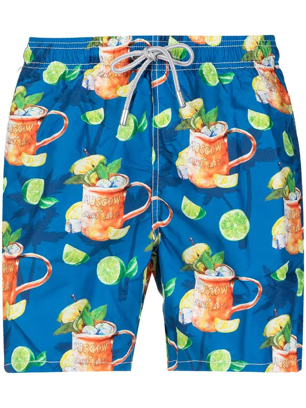 MC2 Saint Barth Badeshorts Mit Cocktail-Print Herren 3 MC2 Saint Barth Badeshorts Mit Cocktail-Print Herren