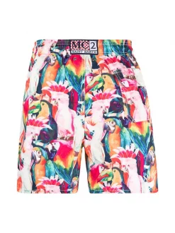 MC2 Saint Barth Badeshorts Mit Papageien-Print Herren -MC2 Saint Barth Geschäft 16413266 31655671 600