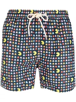 ( Positively Conscious ) MC2 Saint Barth Badeshorts Mit Hungry-Print Herren