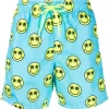 ( Neue Saison ) MC2 Saint Barth Badeshorts Mit Palm Smile-Print PLSM56 Palm Smile -MC2 Saint Barth Geschäft 16582514 32507337 600