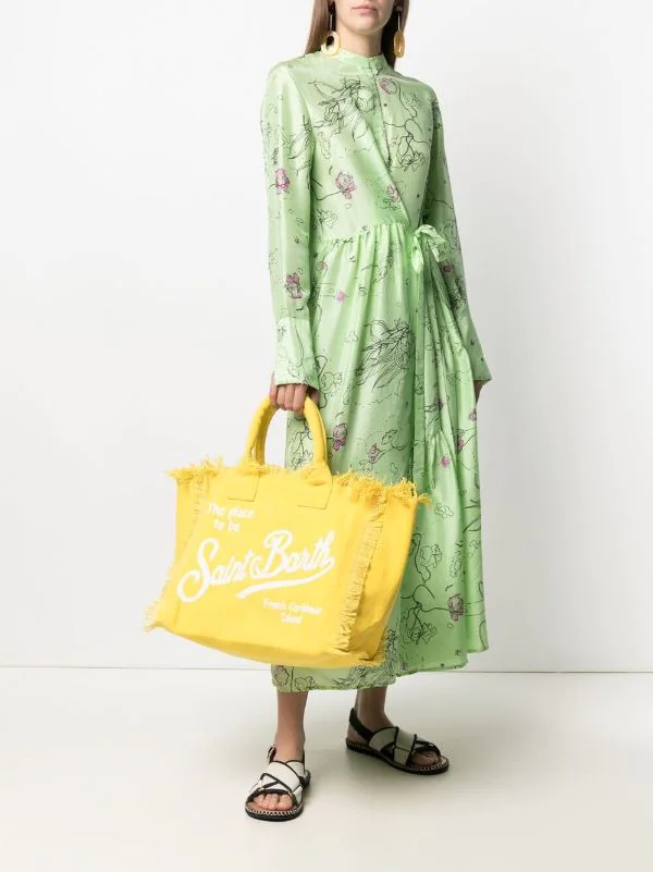 MC2 Saint Barth 91 YELLOW Vanity Handtasche Damen 4 MC2 Saint Barth 91 YELLOW Vanity Handtasche Damen – Bild 2