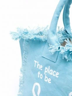 MC2 Saint Barth 32 - BLUE Vanity Shopper Mit Fransen Damen -MC2 Saint Barth Geschäft 16685220 33049087 600