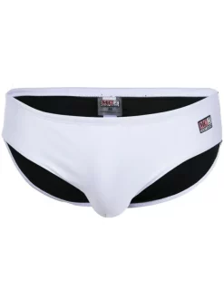 MC2 Saint Barth Badeshorts Mit Logo-Patch Herren