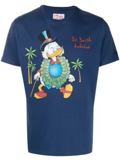 ( Neue Saison ) MC2 Saint Barth Scrooge McDuck T-Shirt Herren