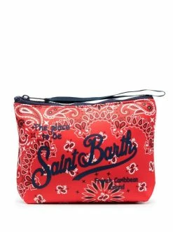 ( Neue Saison ) MC2 Saint Barth Aline Kosmetiktasche Mit Paisley-Print Damen