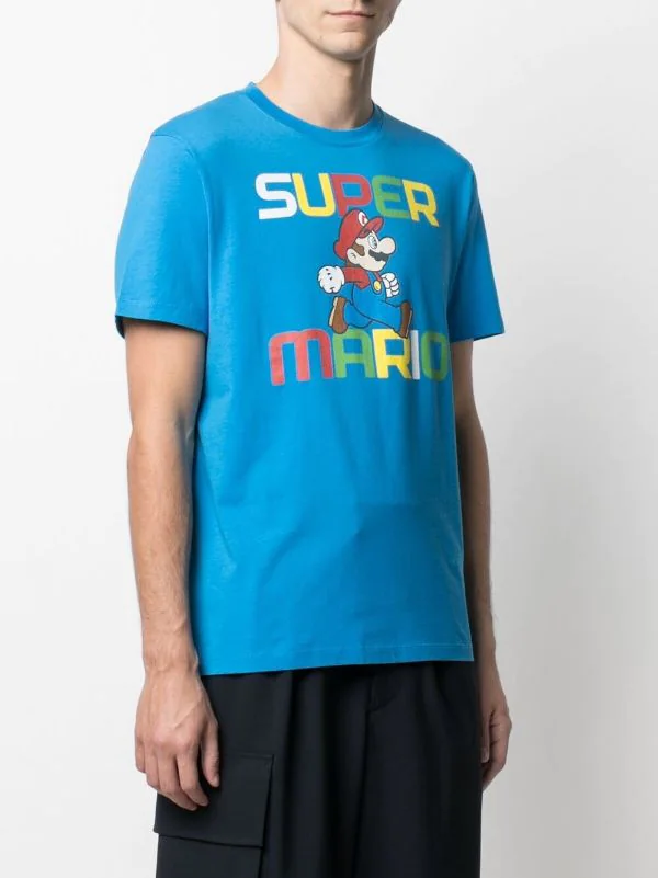 MC2 Saint Barth T-Shirt Mit Super-Mario-Print MRUN7N BLUE 5 MC2 Saint Barth T-Shirt Mit Super-Mario-Print MRUN7N BLUE – Bild 3