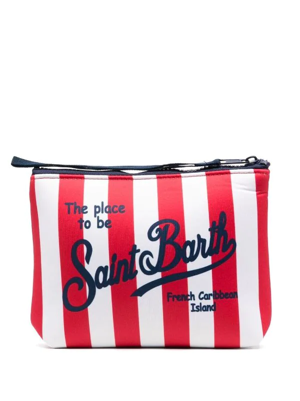 ( Neue Saison ) MC2 Saint Barth Aline Kosmetiktasche Mit Logo-Print Damen 4 ( Neue Saison ) MC2 Saint Barth Aline Kosmetiktasche Mit Logo-Print Damen – Bild 2