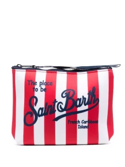 ( Neue Saison ) MC2 Saint Barth Aline Kosmetiktasche Mit Logo-Print Damen
