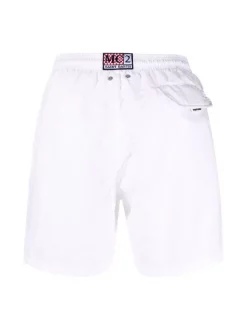 MC2 Saint Barth Badeshorts Mit Logo-Patch 01 WHITE -MC2 Saint Barth Geschäft 16779328 33189836 600