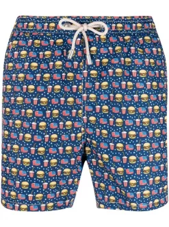 ( Positively Conscious ) MC2 Saint Barth Badeshorts Mit Print Herren
