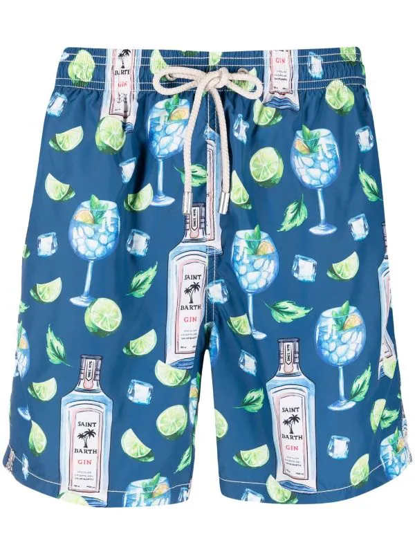 ( Positively Conscious ) MC2 Saint Barth GIN FLAVOR 61 Badeshorts Mit Gin-Print Herren 3 ( Positively Conscious ) MC2 Saint Barth GIN FLAVOR 61 Badeshorts Mit Gin-Print Herren