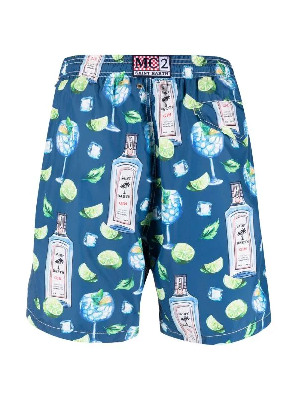 ( Positively Conscious ) MC2 Saint Barth GIN FLAVOR 61 Badeshorts Mit Gin-Print Herren 4 ( Positively Conscious ) MC2 Saint Barth GIN FLAVOR 61 Badeshorts Mit Gin-Print Herren – Bild 2