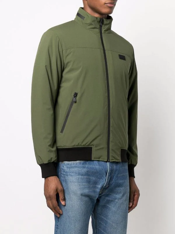 MC2 Saint Barth Gerippte Jacke VERDE MILITARE 5 MC2 Saint Barth Gerippte Jacke VERDE MILITARE – Bild 3