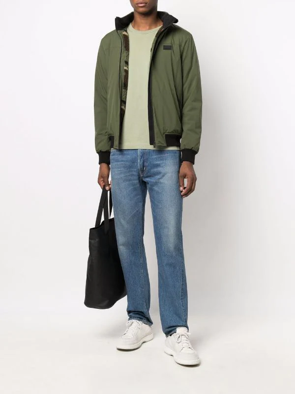 MC2 Saint Barth Gerippte Jacke VERDE MILITARE 4 MC2 Saint Barth Gerippte Jacke VERDE MILITARE – Bild 2