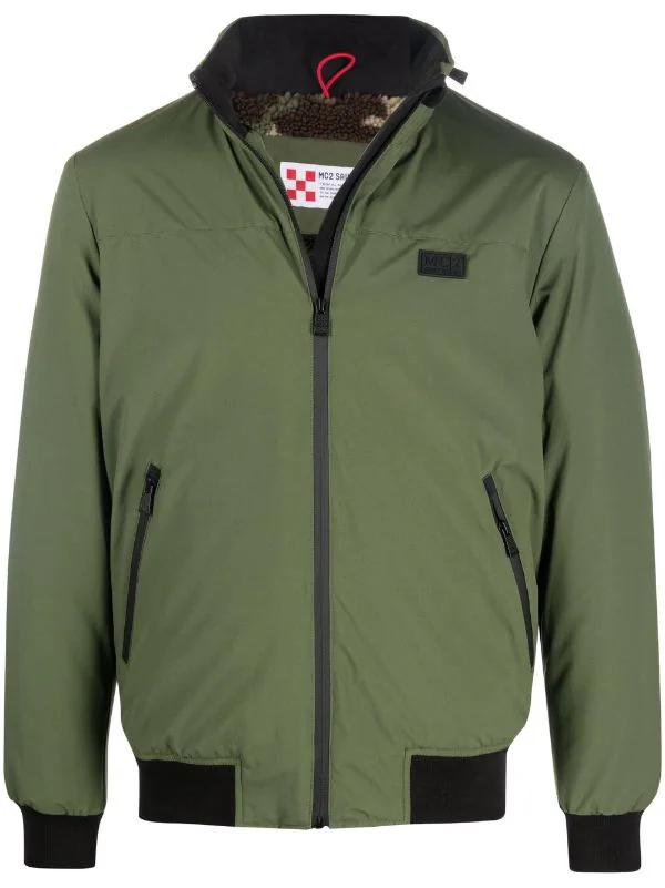 MC2 Saint Barth Gerippte Jacke VERDE MILITARE 3 MC2 Saint Barth Gerippte Jacke VERDE MILITARE