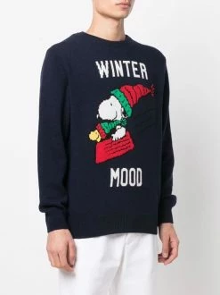 MC2 Saint Barth Winter Mood Intarsien-Pullover SNSL61 SNOOPY SLED 61 -MC2 Saint Barth Geschäft 17408213 36571548 600