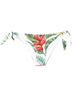 ( Neue Saison ) MC2 Saint Barth HELI01 HELICONIA 01 Gebundenes Bikinihöschen Mit Blumen-Print Damen