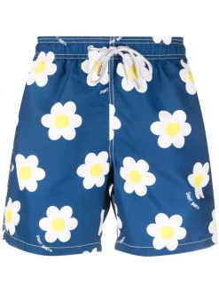 ( Neue Saison ) MC2 Saint Barth Gustavia Badeshorts Mit Batikmuster HAPPY DAISY 61
