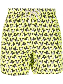 ( Neue Saison ) MC2 Saint Barth MICKEY PROFILE 94 Badeshorts Mit Grafischem Print Herren