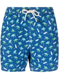 ( Neue Saison ) MC2 Saint Barth Badeshorts Mit Grafischem Print Herren