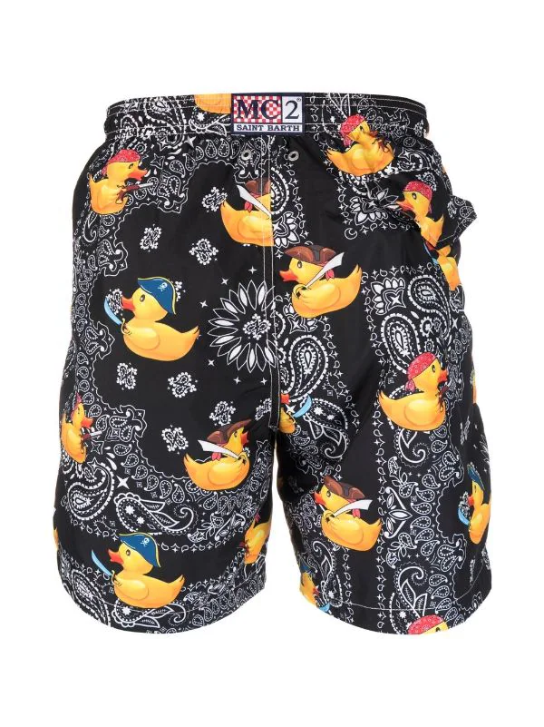 ( Neue Saison ) MC2 Saint Barth Badeshorts Mit Grafischem Print DUCKY PIRATES BND 00 4 ( Neue Saison ) MC2 Saint Barth Badeshorts Mit Grafischem Print DUCKY PIRATES BND 00 – Bild 2