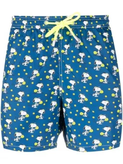 ( Neue Saison ) MC2 Saint Barth Badeshorts Mit Grafischem Print SNOOPY PADEL MINI 61