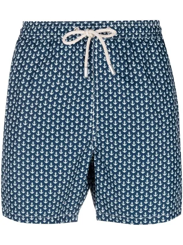 ( Neue Saison ) MC2 Saint Barth ANCHOR TIE 61 Badeshorts Mit Anker-Print Herren 3 ( Neue Saison ) MC2 Saint Barth ANCHOR TIE 61 Badeshorts Mit Anker-Print Herren