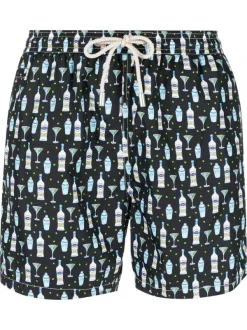 ( Neue Saison ) MC2 Saint Barth Badeshorts Mit Grafischem Print 00