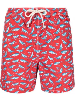 ( Neue Saison ) MC2 Saint Barth 41 Badeshorts Mit Grafischem Print Herren