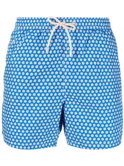 ( Neue Saison ) MC2 Saint Barth ASHLY 17 Badeshorts Mit Blumen-Print Herren