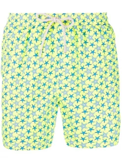 ( Neue Saison ) MC2 Saint Barth Badeshorts Mit Seesternen Herren