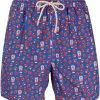 ( Neue Saison ) MC2 Saint Barth Badeshorts Mit Tomaten-Print Herren