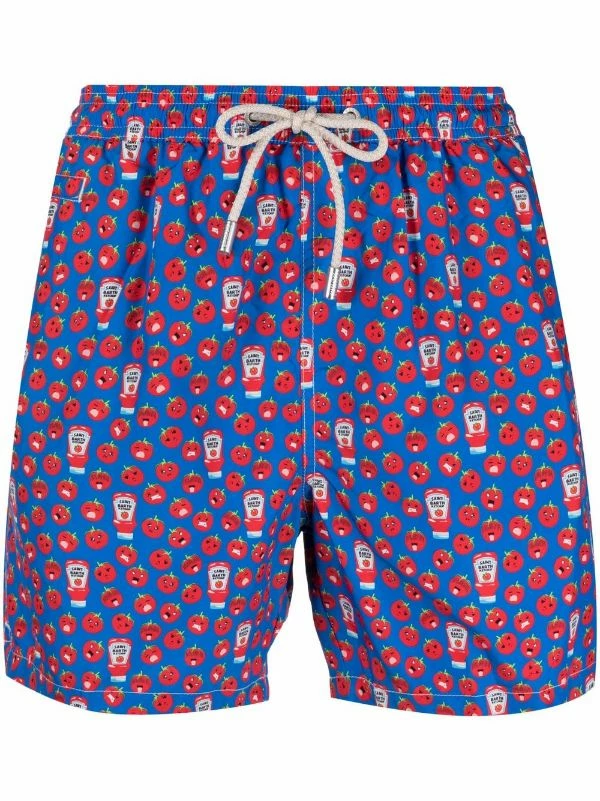 ( Neue Saison ) MC2 Saint Barth Badeshorts Mit Tomaten-Print Herren 3 ( Neue Saison ) MC2 Saint Barth Badeshorts Mit Tomaten-Print Herren