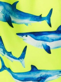 ( Neue Saison ) MC2 Saint Barth Badeshorts Mit Hai-Print SHARKSENTION94 YELLOW -MC2 Saint Barth Geschäft 18097770 38555072 600