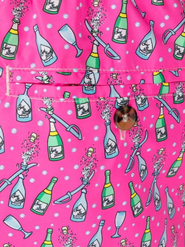 ( Neue Saison ) MC2 Saint Barth Badeshorts Mit Champagner-Print SABRAGE25 PINK 5 ( Neue Saison ) MC2 Saint Barth Badeshorts Mit Champagner-Print SABRAGE25 PINK – Bild 3
