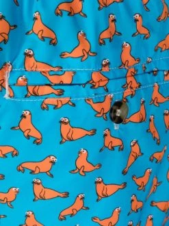 ( Neue Saison ) MC2 Saint Barth BABY SEAL3185 LIGHT BLUE Badeshorts Mit Robben-Print Herren -MC2 Saint Barth Geschäft 18098431 38555021 600