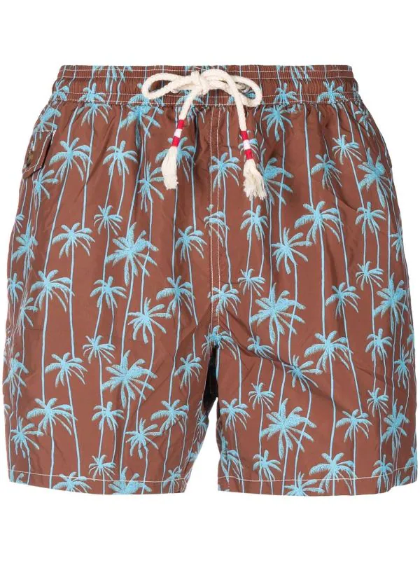 ( Neue Saison ) MC2 Saint Barth 00992B BROWN Badeshorts Mit Palmen-Print Herren 3 ( Neue Saison ) MC2 Saint Barth 00992B BROWN Badeshorts Mit Palmen-Print Herren