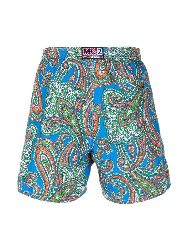 ( Neue Saison ) MC2 Saint Barth 00625B MULTICOLOR Badeshorts Mit Paisley-Print Herren 4 ( Neue Saison ) MC2 Saint Barth 00625B MULTICOLOR Badeshorts Mit Paisley-Print Herren – Bild 2