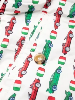 ( Neue Saison ) MC2 Saint Barth 01040B WHITE Badeshorts Mit Auto-Print Herren -MC2 Saint Barth Geschäft 18184383 39152116 600