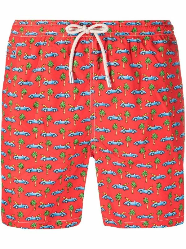( Neue Saison ) MC2 Saint Barth Badeshorts Mit Palmen-Print Herren 3 ( Neue Saison ) MC2 Saint Barth Badeshorts Mit Palmen-Print Herren