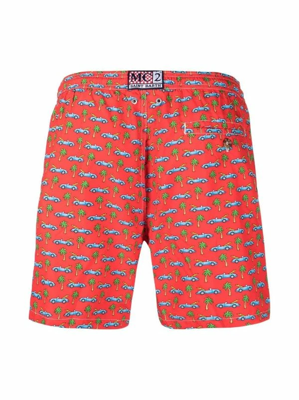 ( Neue Saison ) MC2 Saint Barth Badeshorts Mit Palmen-Print Herren 4 ( Neue Saison ) MC2 Saint Barth Badeshorts Mit Palmen-Print Herren – Bild 2