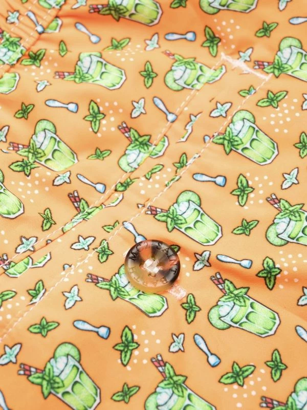 ( Neue Saison ) MC2 Saint Barth 02514B ORANGE Badeshorts Mit Cartoon-Print Herren 5 ( Neue Saison ) MC2 Saint Barth 02514B ORANGE Badeshorts Mit Cartoon-Print Herren – Bild 3