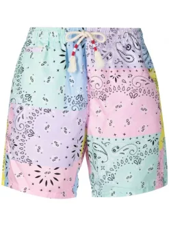 ( Neue Saison ) MC2 Saint Barth Badeshorts Mit Paisleymuster Herren