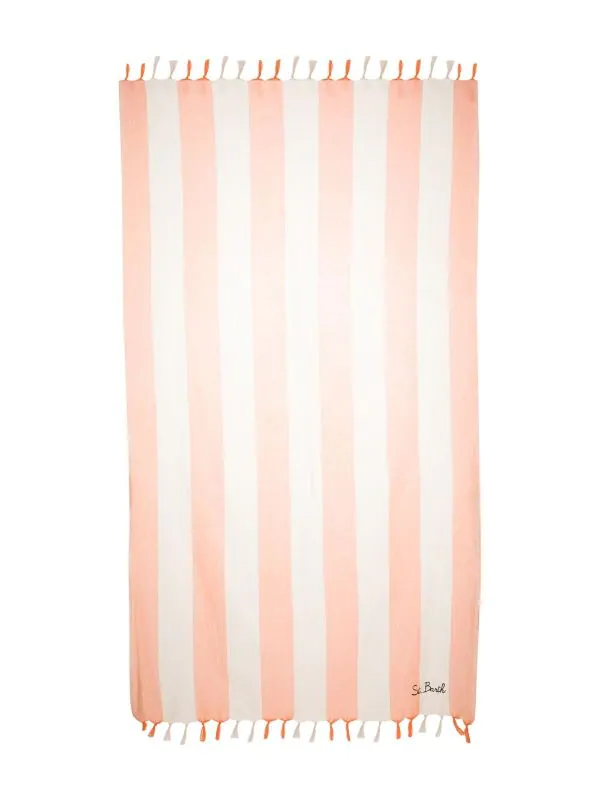 ( Neue Saison ) MC2 Saint Barth Gestreiftes Badetuch Mit Fransen VERTICAL BIGLIG 0181 5 ( Neue Saison ) MC2 Saint Barth Gestreiftes Badetuch Mit Fransen VERTICAL BIGLIG 0181 – Bild 3