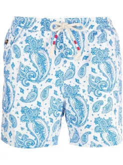 ( Neue Saison ) MC2 Saint Barth ELEGANT PAISLEY 0117 Badeshorts Mit Paisleymuster Herren