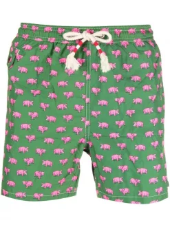 ( Neue Saison ) MC2 Saint Barth Badeshorts Mit Grafischem Print Herren