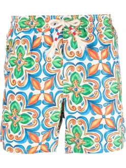 ( Neue Saison ) MC2 Saint Barth Badeshorts Mit Grafischem Print Herren